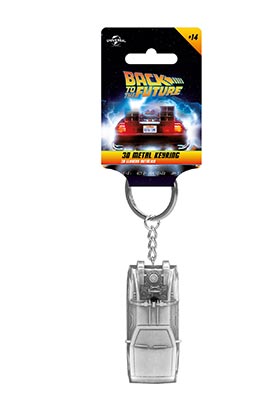 LLAVERO FIGURATIVO SD TOYS REGRESO AL FUTURO DELOREAN METALICO