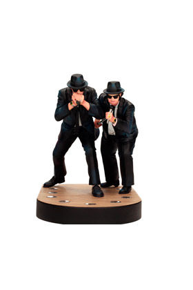 FIGURA SD TOYS CINE THE BLUE BROTHERS JAKE Y ELWOOD CANTANDO 18CM