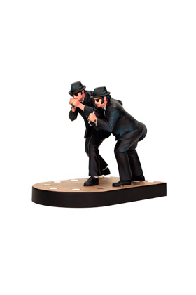 FIGURA SD TOYS CINE THE BLUE BROTHERS JAKE Y ELWOOD CANTANDO 18CM