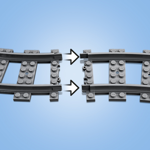 Lego vías/cambios de agujas