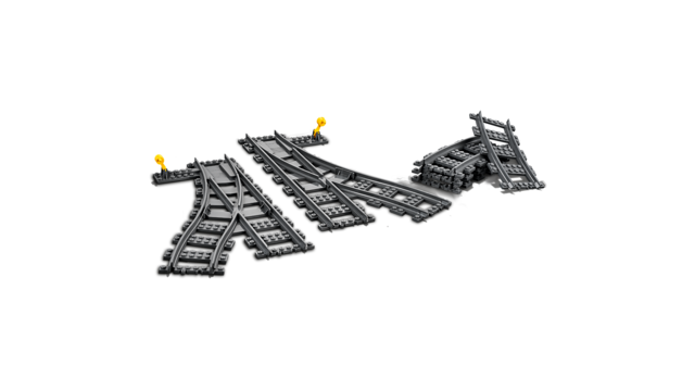 Lego vías/cambios de agujas