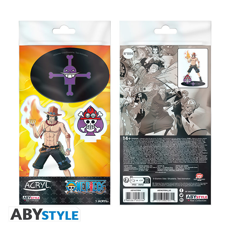 FIGURA ACRILICA ABYSTYLE ONE PIECE PORTGAS D.ACE