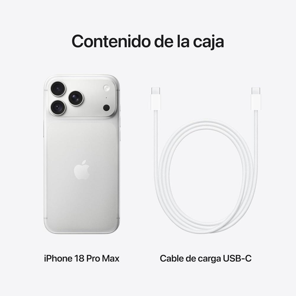 APPLE IPHONE 18 PRO MAX 512GB ROM SILVER