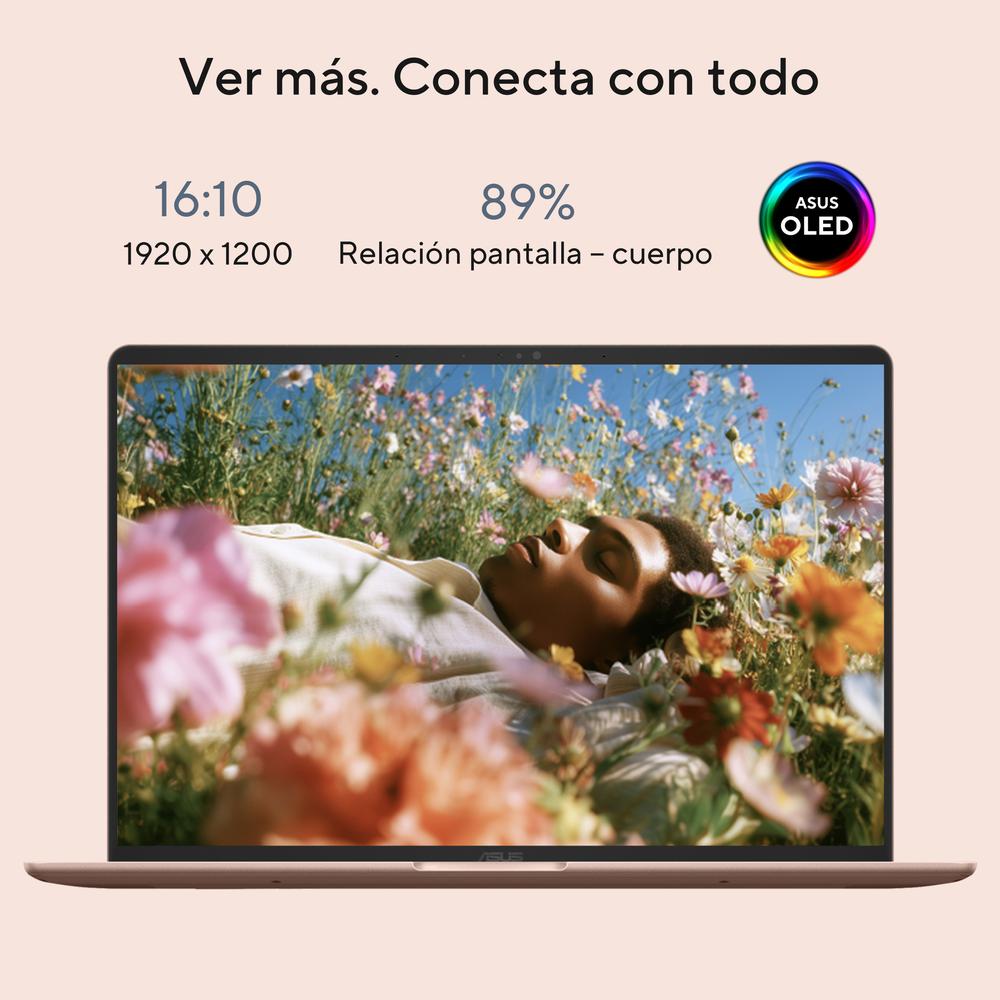PORTATIL ASUS ZENBOOK 14 OLED UX3480AA-SU535W U7-355/ 24GB/ SSD 512GB/ 14"/ W11H