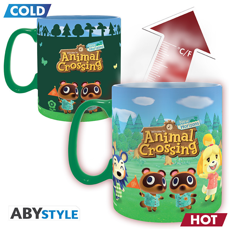 TAZA TERMOSENSIBLE ABYSTYLE ANIMAL CROSSING460 ML