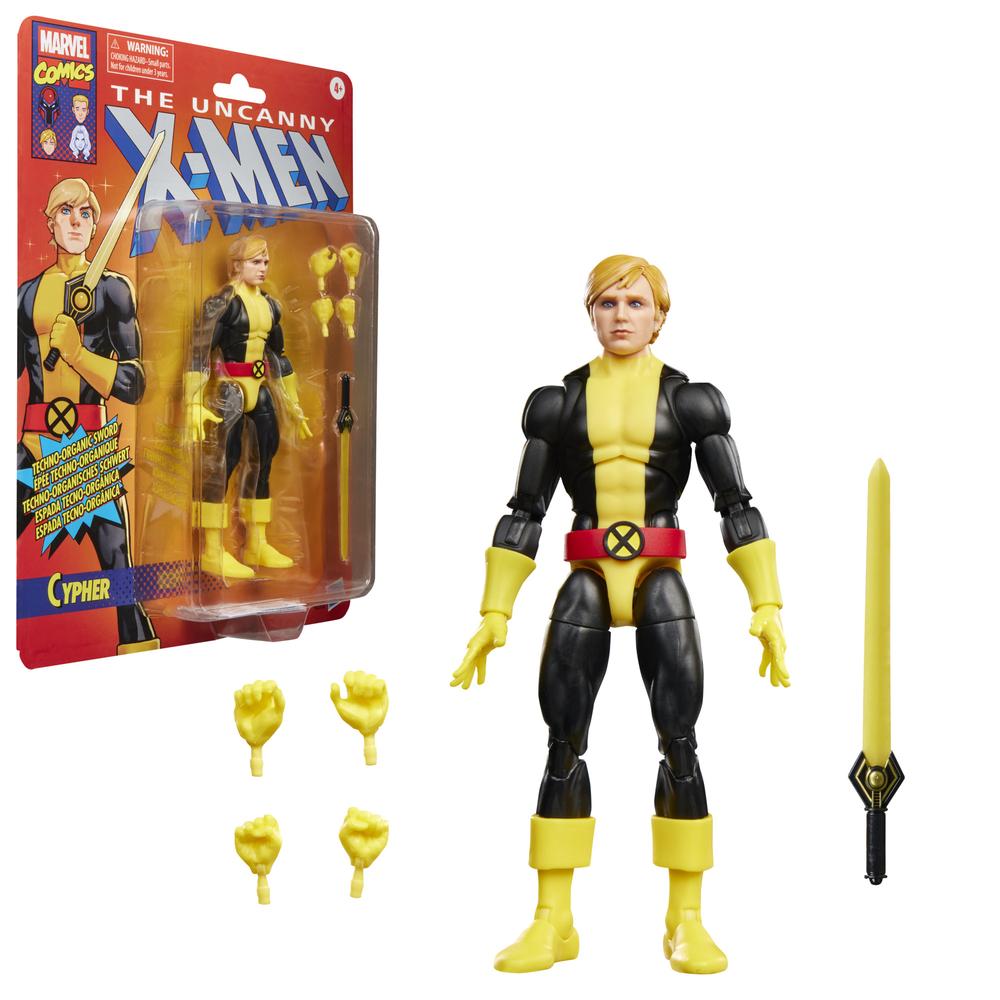 FIGURA HASBRO MARVEL COMICS THE UNCANNY X-MEN CYPHER