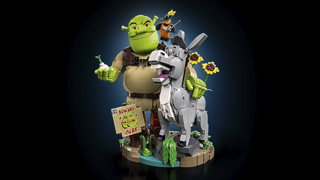 LEGO SHREK ASNO Y GATO