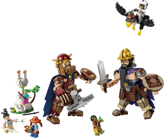 LEGO ONE PIECE NETFLIX DORRY VS BROGY