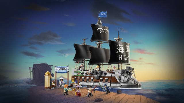 LEGO ONE PIECE NETFLIX MARINA DE GARP
