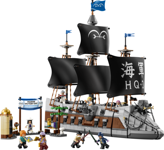 LEGO ONE PIECE NETFLIX MARINA DE GARP