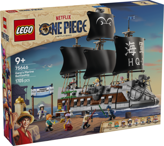 LEGO ONE PIECE NETFLIX MARINA DE GARP