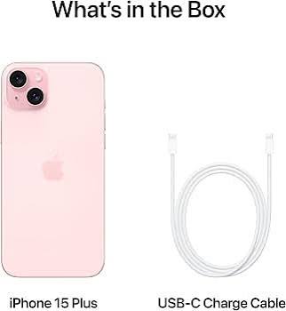 TELEFONO MOVIL SMARTPHONE APPLE IPHONE 15 PLUS 5G/ 128GB/ 6.7" ROSA ACONDICIONADO AB