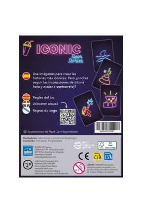 JUEGO DE MESA ICONIC: NEON STORIES