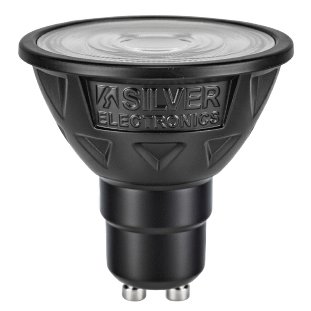 BOMBILLA LED NITRA SILVER ELECTRONICS DICROICA 6.5W=80W/ GU10/ 2700K/ 38º/ 9000lm/ LUZ CALIDA/ A+ CA