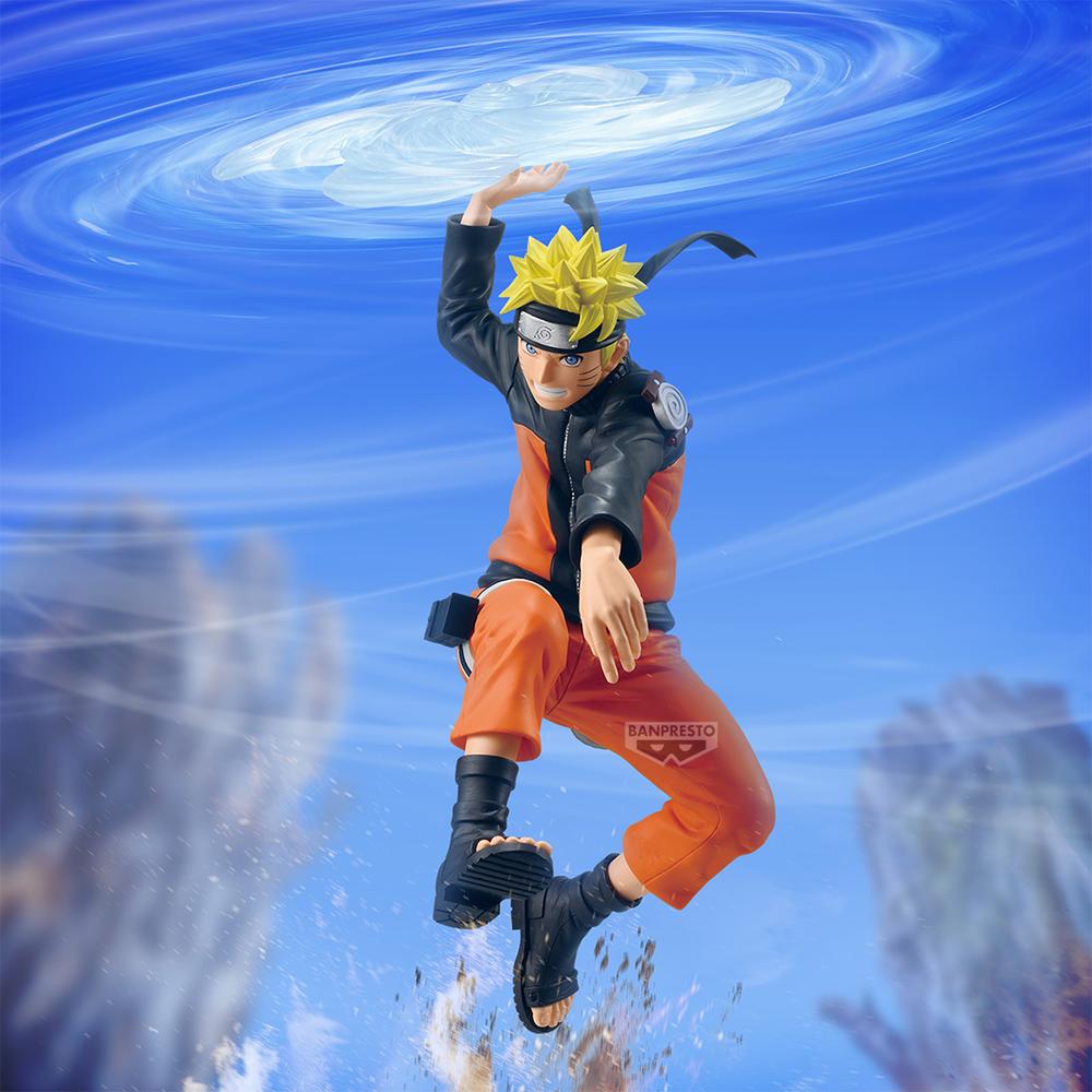 FIGURA BANPRESTO NARUTO SHIPPUDEN NARUTO UZUMAKI 22CM