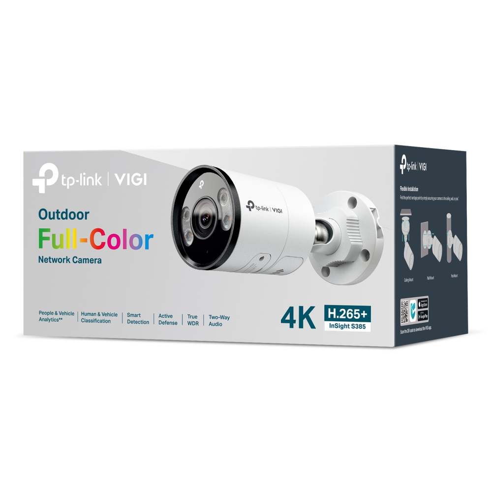 CAMARA DE SEGURIDAD TP-LINK VIGI INSIGHT S385 2.8MM 4K UHD 8MPX