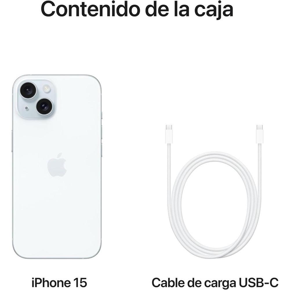 TELEFONO MOVIL SMARTPHONE APPLE IPHONE 15 5G / 512GB / 6.1" AZUL ACONDICIONADO AB