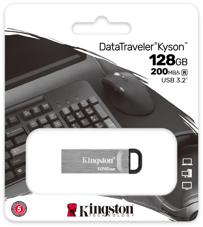 Kingston Technology DataTraveler Unidad Flash USB Kyson de 128 GB