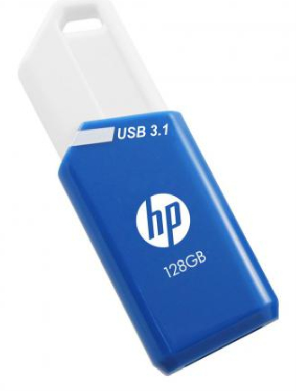 HP X755W PACK x3 unidad flash USB 128 GB USB tipo A 3.2 Gen 1 (3.1 Gen 1) Azul, Blanco