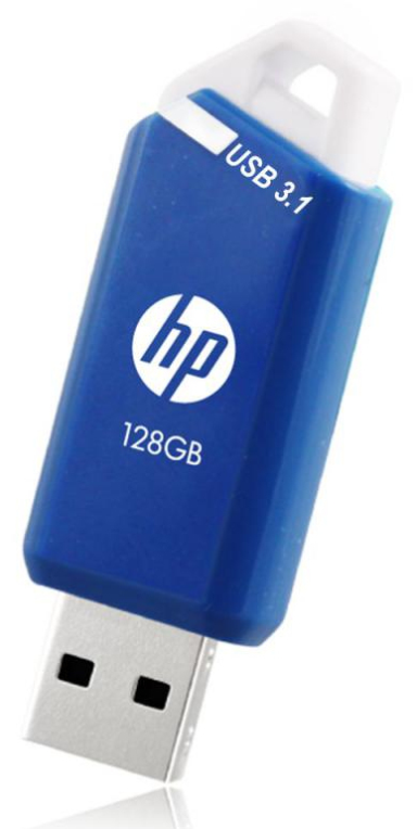 HP X755W PACK x3 unidad flash USB 128 GB USB tipo A 3.2 Gen 1 (3.1 Gen 1) Azul, Blanco