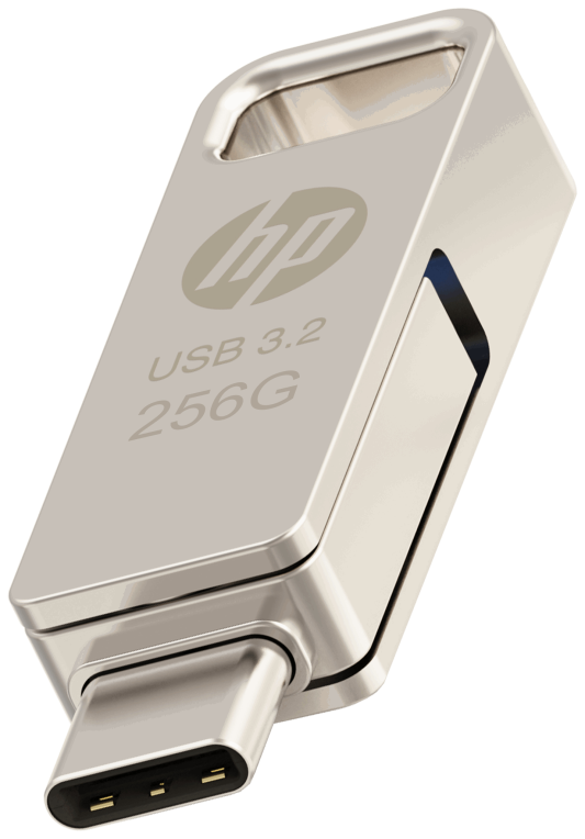 HP HPFD206C-256 unidad flash USB 256 GB USB Type-A / USB Type-C 3.2 Gen 2 (3.1 Gen 2) Plata