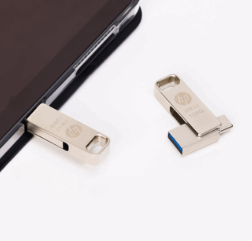 HP HPFD206C-256 unidad flash USB 256 GB USB Type-A / USB Type-C 3.2 Gen 2 (3.1 Gen 2) Plata