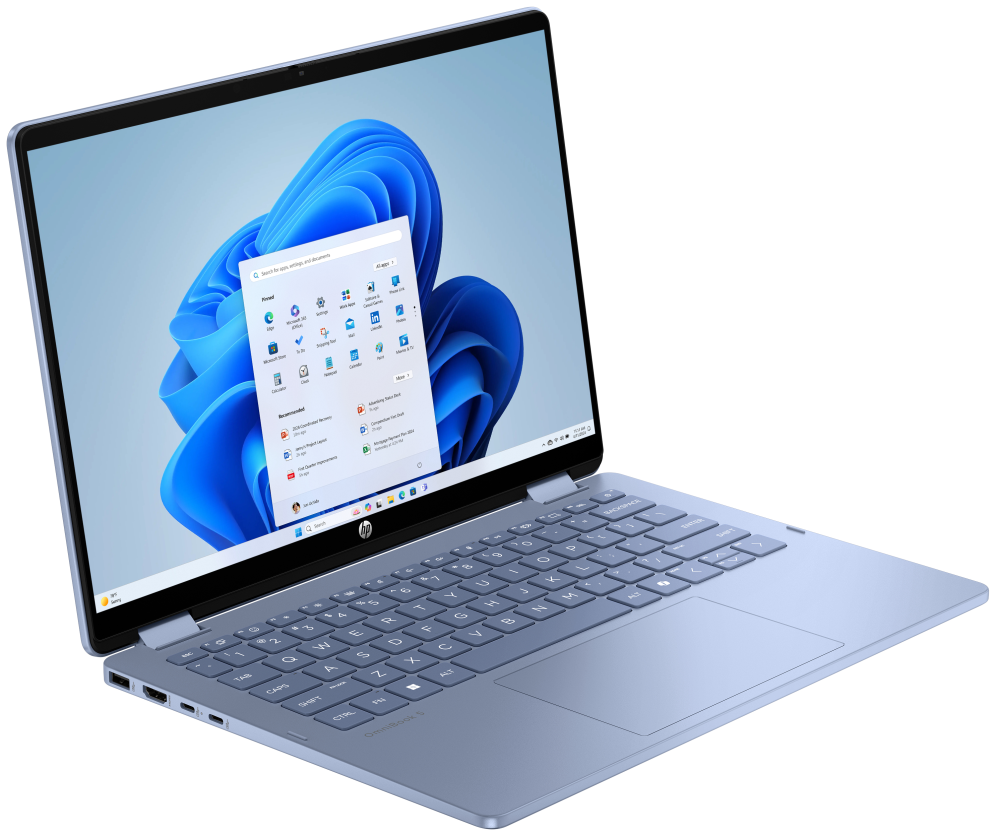 HP 14-FP0007NSX ULTRA 5 325 512GB 16GB 14.0IN WIN11 120U 35,6 cm (14") Pantalla táctil 2K LPDDR5-SDRAM SSD Wi-Fi 6 (802.11ax) Windows 11 Home Azul