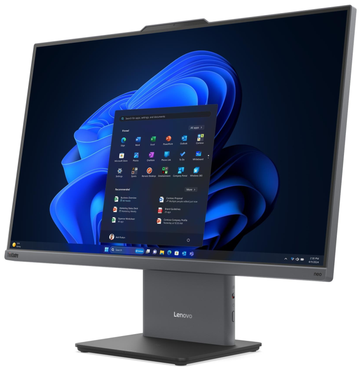 Lenovo ThinkCentre neo 50a 24 Gen 6 LNL Intel Core Ultra 5 226V 60,5 cm (23.8") 1920 x 1080 Pixeles PC todo en uno 16 GB LPDDR5x-SDRAM 512 GB SSD Wi-Fi 6 (802.11ax) Gris