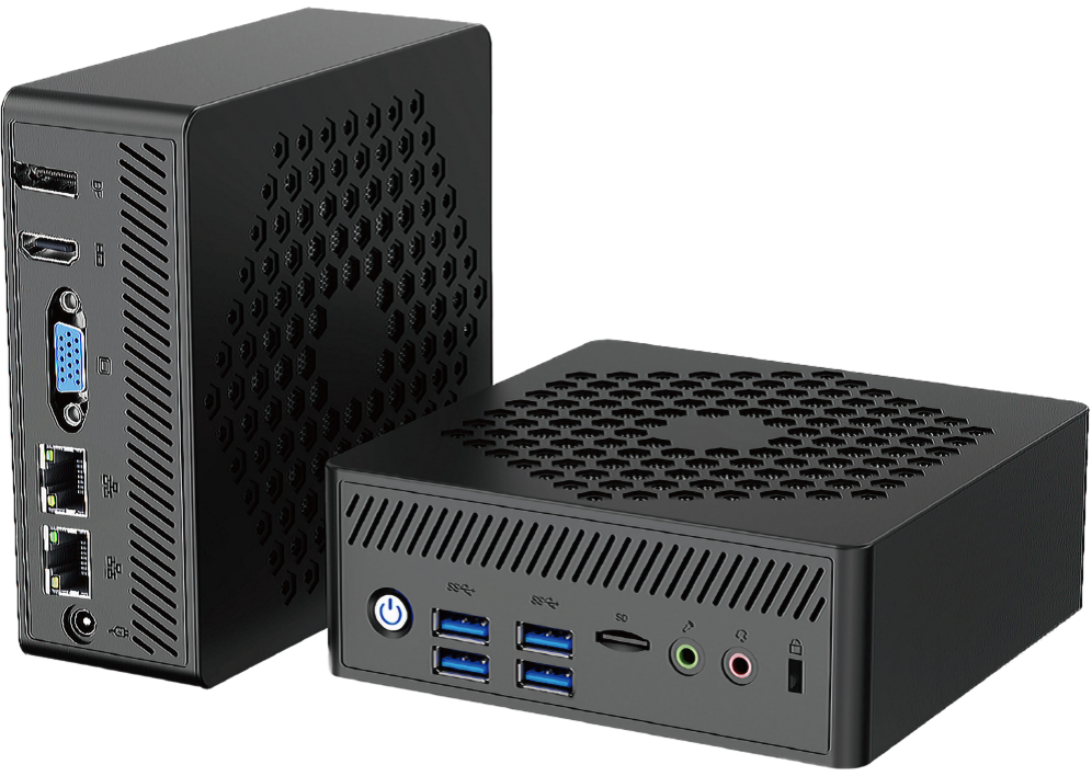 Leotec LEMPC09 PC/estación de trabajo barebone Cubo Negro