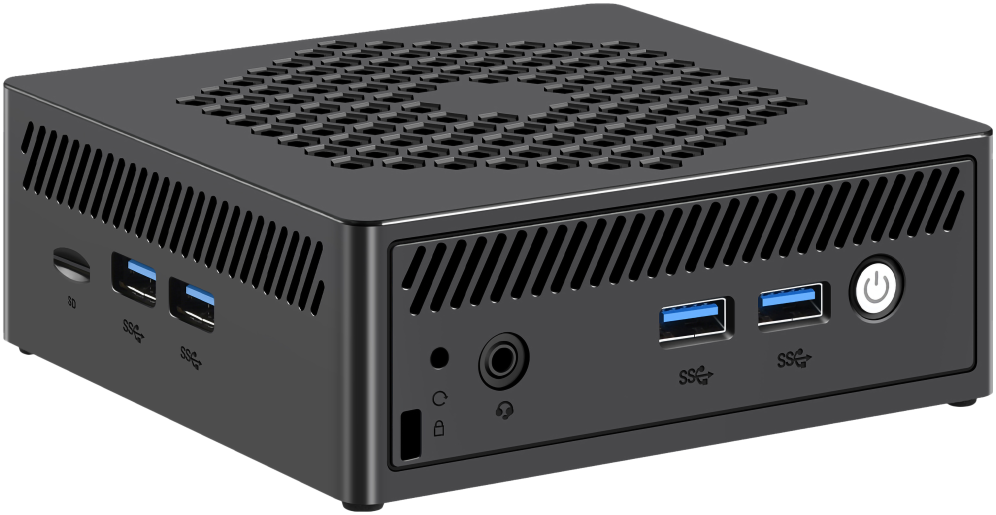 Leotec LEMPC12 PC/estación de trabajo barebone Cubo Negro