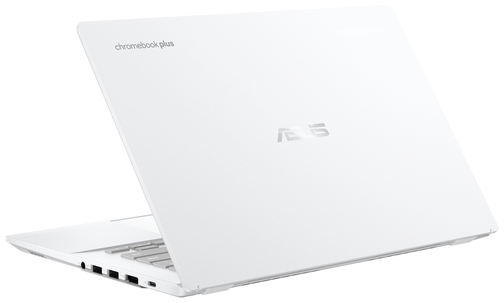 ASUS Chromebook Plus CX34 CX3402CVA-PQ1339 - Ordenador Portátil 14" Full HD (Intel Core 3 100U, 8GB RAM, 256GB UFS, Graphics, ChromeOS) Blanco Perla - Teclado QWERTY español
