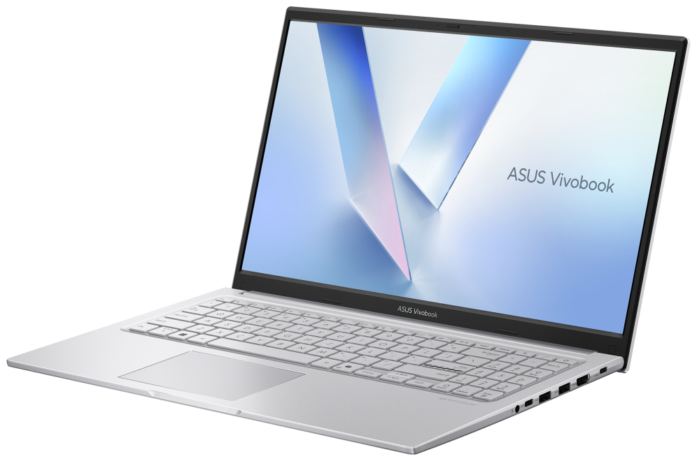 ASUS Vivobook 15 X1504MA-BQ585W - Ordenador Portátil 15.6" Full HD (Intel Core 3 304, 8GB RAM, 256GB SSD, Graphics, Windows 11 Home) Plata Fría - Teclado QWERTY español