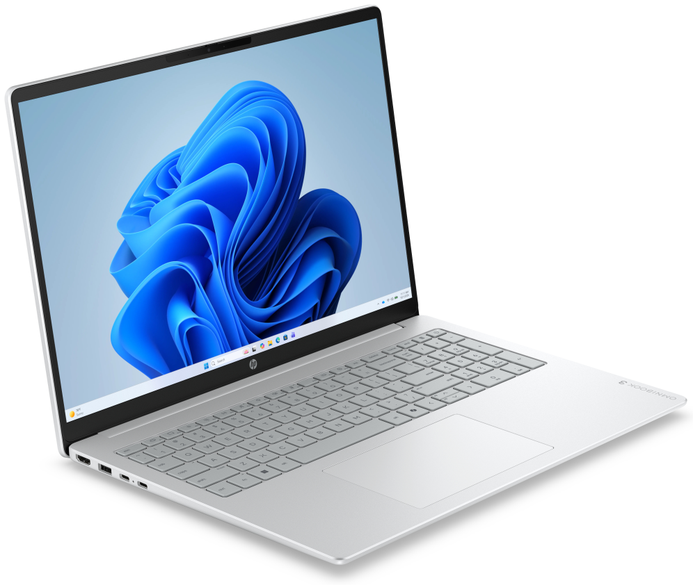 HP OmniBook 3 16-bu0079ns Intel Core 3 100U Portátil 40,6 cm (16") 2K 8 GB DDR5-SDRAM 512 GB SSD Wi-Fi 6 (802.11ax) Windows 11 Home Gris, Plata