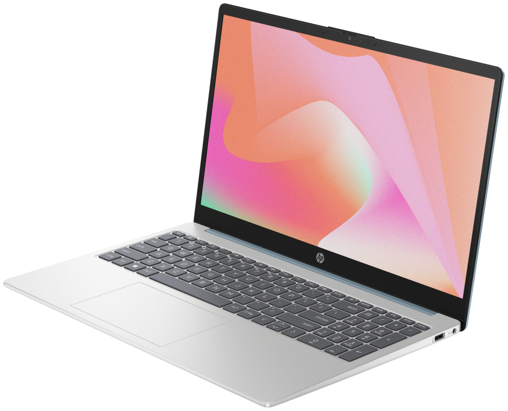 HP 15-fd1003nsx Intel Core 5 120U Portátil 39,6 cm (15.6") Full HD 16 GB DDR4-SDRAM 512 GB SSD Wi-Fi 6 (802.11ax) Windows 11 Home Plata
