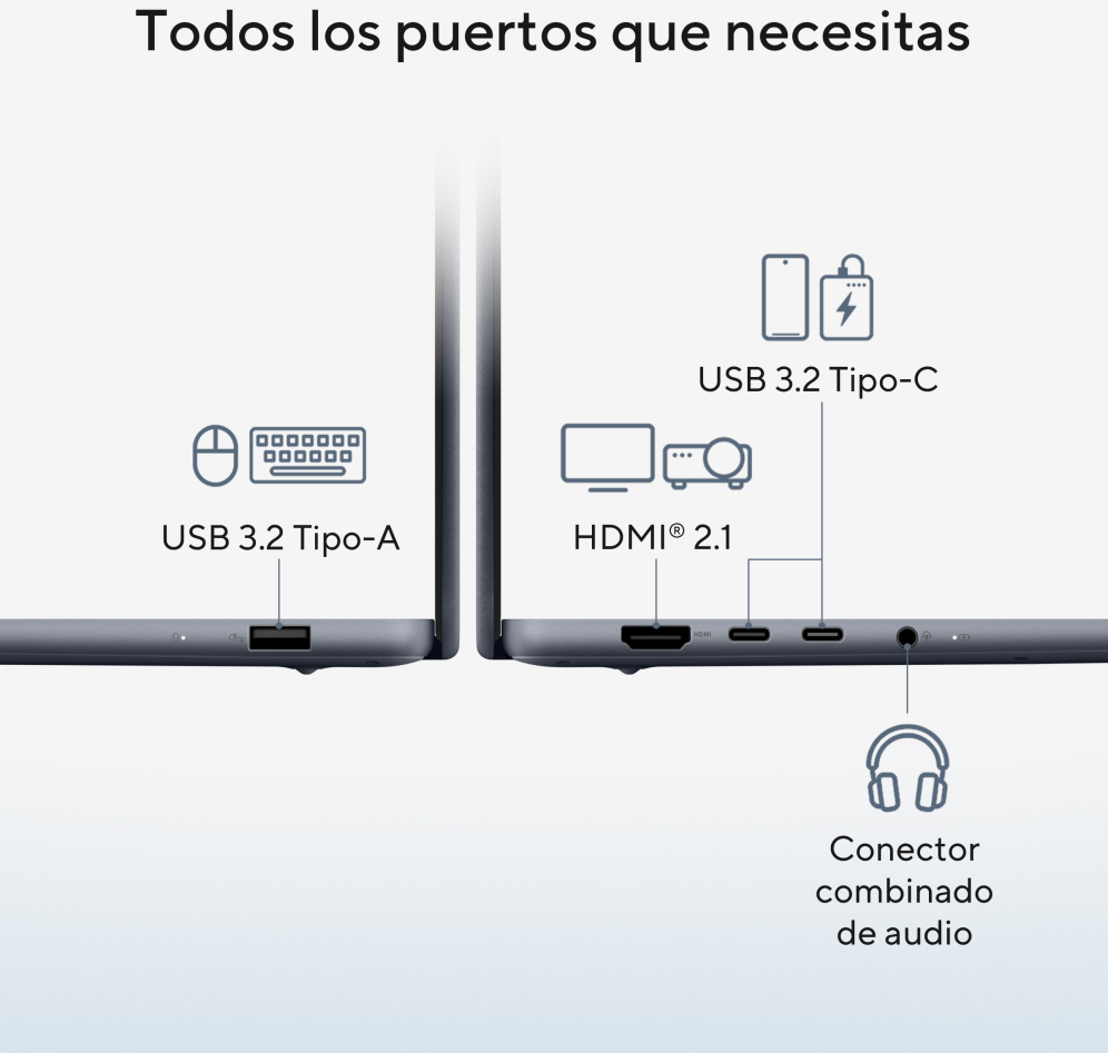 ASUS Zenbook 14 OLED UX3480KA-U2218W Copilot+ PC Copilot+ PC - Ordenador Portátil " WUXGA (AMD Ryzen AI 7 345, 16GB RAM, 512GB SSD, Radeon 840M, Windows 11 Home) Arctic Blue - Tec. QWERTY Esp