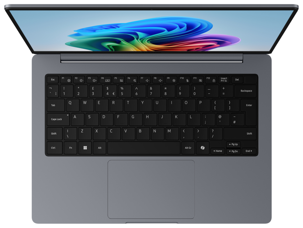 Samsung Galaxy Book6 Copilot+ PC Intel Core Ultra 5 325 Portátil 35,6 cm (14") WUXGA 16 GB LPDDR5x-SDRAM 512 GB SSD Wi-Fi 6E (802.11ax) Windows 11 Pro Gris QWERTY Español