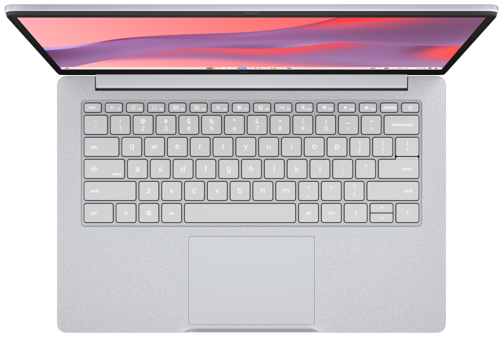 ASUS Chromebook CM14 CM1405CM4A-S60135 - Ordenador Portátil 14" Full HD (MediaTek Kompanio 540, 4GB RAM, 128GB eMMC, ARM Mali-G57 MC2, ChromeOS) Gris Puro - Teclado QWERTY español