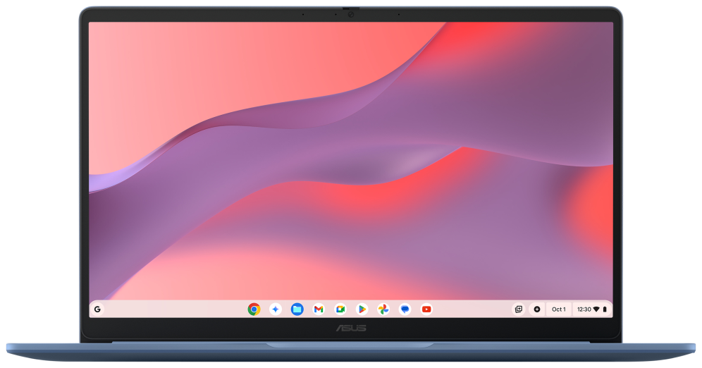 ASUS Chromebook CM1505CM4A-S70064 - Ordenador Portátil 15.6" Full HD (MediaTek Kompanio 540, 4GB RAM, 128GB eMMC, ARM Mali-G57 MC2, ChromeOS) Azul Tela - Teclado QWERTY español