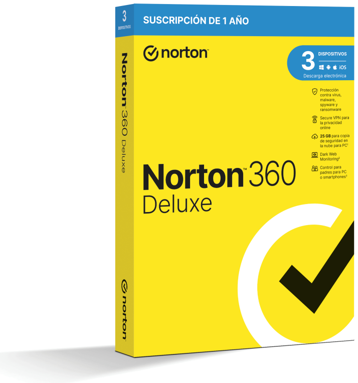 Norton 360 Deluxe Seguridad de antivirus Base Español 1 licencia(s) 1 año(s)