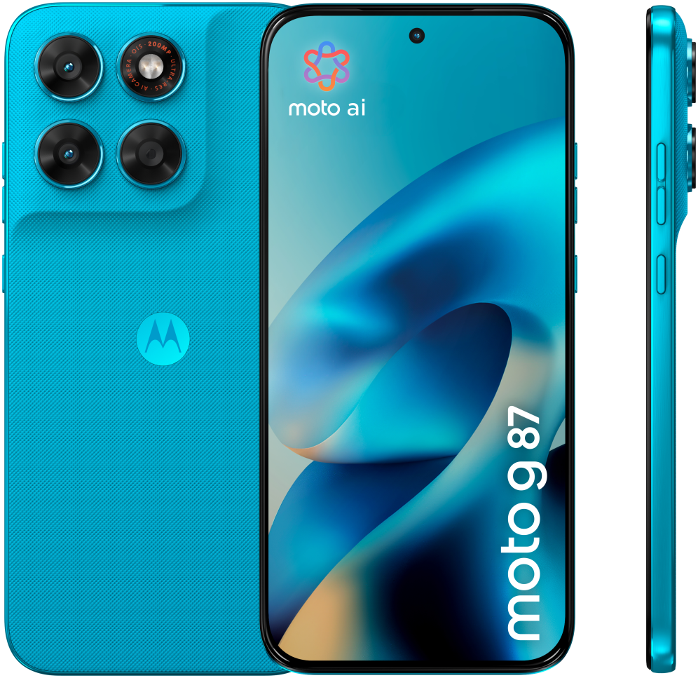 Motorola moto g87 17,2 cm (6.78") Ranura híbrida Dual SIM Android 16.0 5G USB Tipo C 12 GB 256 GB 5200 mAh Azul