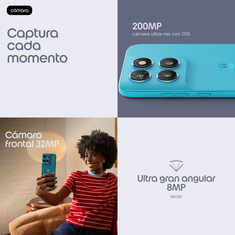 Motorola moto g87 17,2 cm (6.78") Ranura híbrida Dual SIM Android 16.0 5G USB Tipo C 12 GB 256 GB 5200 mAh Azul