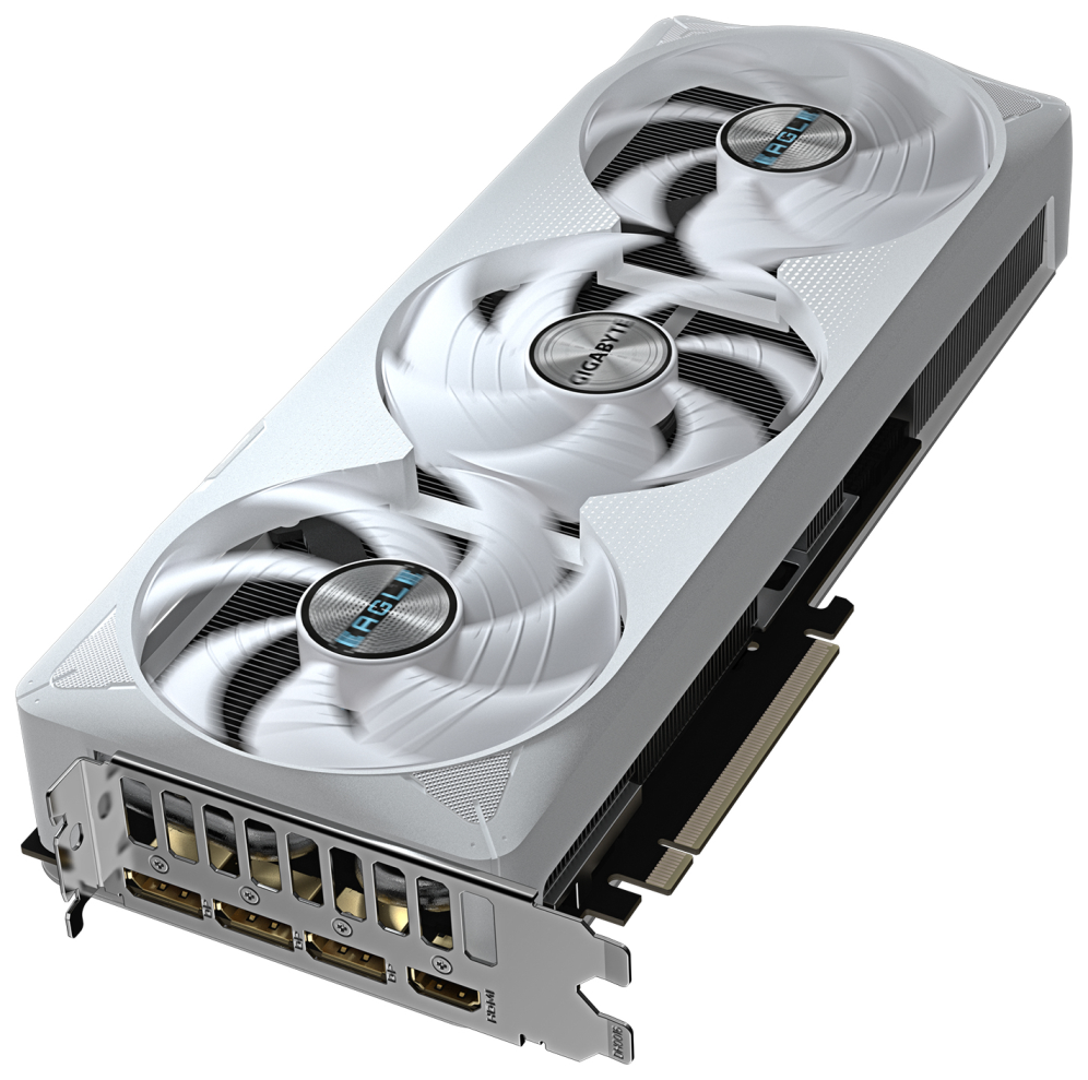 GIGABYTE GeForce RTX 5070 Ti EAGLE OC ICE SFF 16G Tarjeta Gráfica - 16GB GDDR7, 256 bits, PCI-E 5.0, 2542 MHz Core Clock, 3 x DP 2.1a, 1 x HDMI 2.1b, NVIDIA DLSS 4, GV-N507TEAGLEOC ICE-16GD