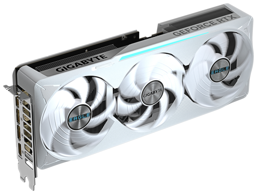 GIGABYTE GeForce RTX 5070 Ti EAGLE OC ICE SFF 16G Tarjeta Gráfica - 16GB GDDR7, 256 bits, PCI-E 5.0, 2542 MHz Core Clock, 3 x DP 2.1a, 1 x HDMI 2.1b, NVIDIA DLSS 4, GV-N507TEAGLEOC ICE-16GD