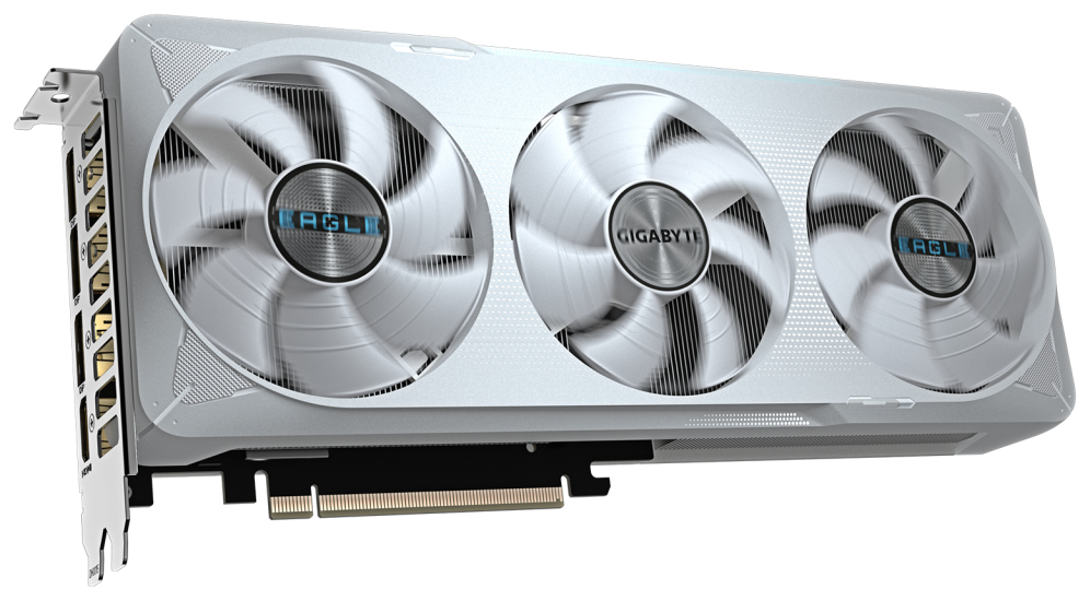 GIGABYTE GeForce RTX 5070 EAGLE OC ICE SFF 12G Tarjeta Gráfica - 12GB GDDR7, 192 bits, PCI-E 5.0, 2587 MHz Core Clock, 3 x DP 2.1a, 1 x HDMI 2.1b, NVIDIA DLSS 4, GV-N5070EAGLEOC ICE-12GD
