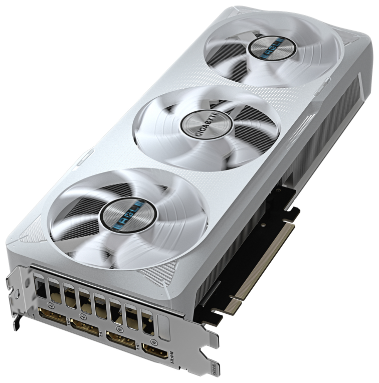 GIGABYTE GeForce RTX 5070 EAGLE OC ICE SFF 12G Tarjeta Gráfica - 12GB GDDR7, 192 bits, PCI-E 5.0, 2587 MHz Core Clock, 3 x DP 2.1a, 1 x HDMI 2.1b, NVIDIA DLSS 4, GV-N5070EAGLEOC ICE-12GD