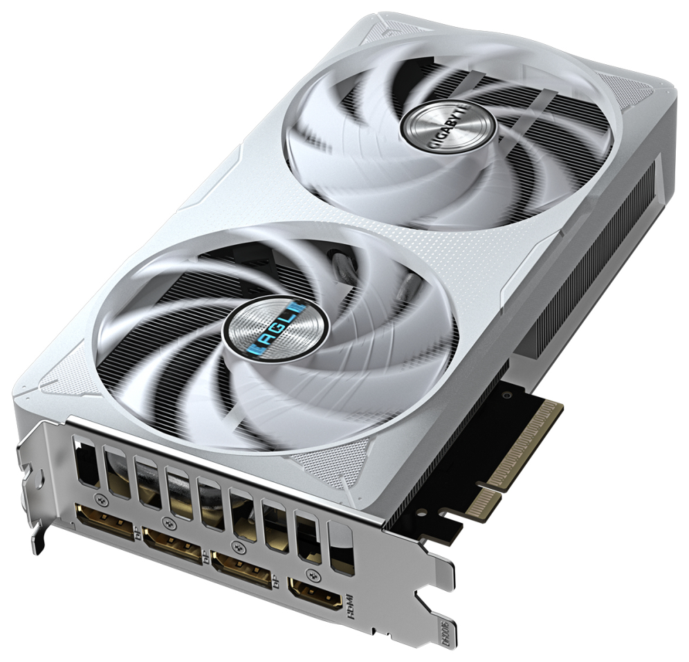 GIGABYTE GeForce RTX 5060 Ti EAGLE OC ICE 16G Tarjeta Gráfica – 16 GB GDDR7, 128 bits, PCI-E 5.0, 2617 MHz Frecuencia del núcleo, 3 x DisplayPort, 1 x HDMI, GV-N506TEAGLEOC ICE-16GD
