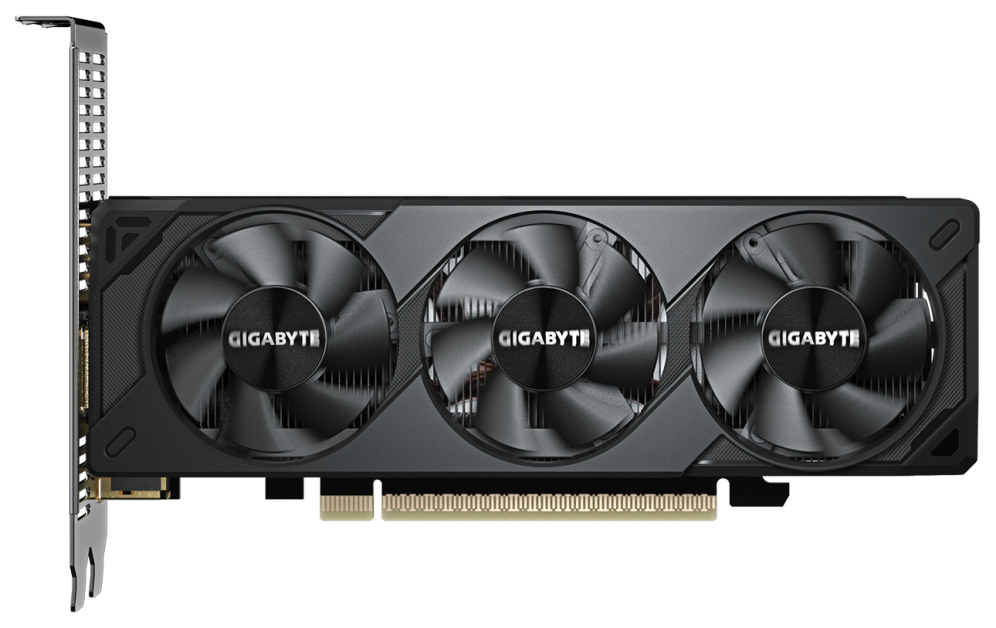 GIGABYTE GeForce RTX 5060 OC Low Profile 8G Tarjeta Gráfica - 8GB GDDR7, 128bit, PCI-E 5.0, 2512 MHz Frecuencia del núcleo, 3 x DisplayPort, 1 x HDMI, GV-N5060OC-8GL