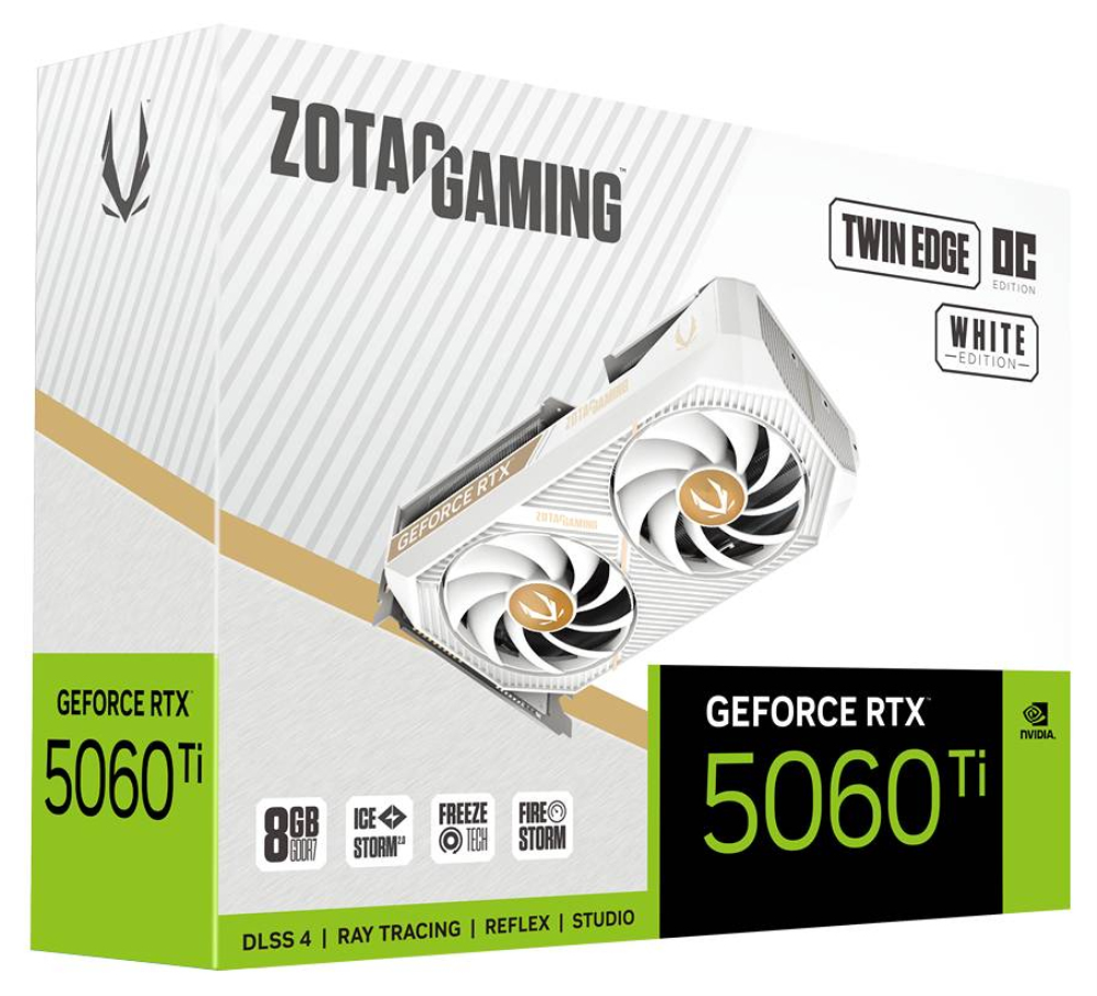 Zotac GAMING GeForce RTX 5060 Ti Twin Edge OC NVIDIA 8 GB GDDR7