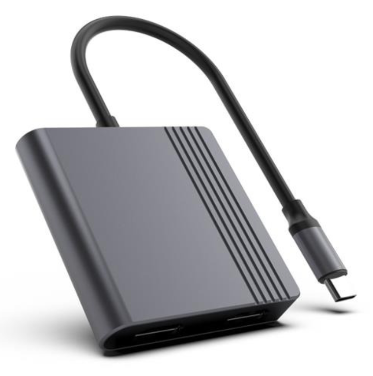 Gembird A-CM-HDMIFDPF-01 hub de interfaz USB Tipo C Gris
