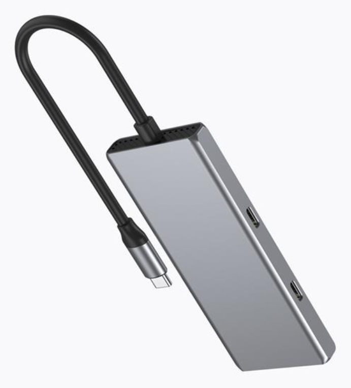 Gembird UHB-CM-U310-A2C2-01 hub de interfaz USB 3.2 Gen 1 (3.1 Gen 1) Type-C Plata